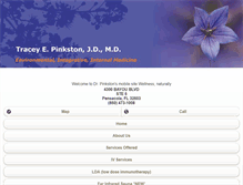 Tablet Screenshot of drtraceypinkston.com